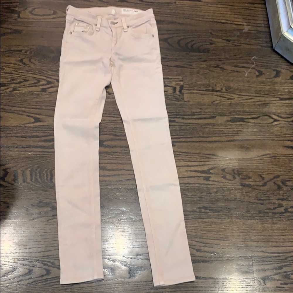 Rag and bone blush color jeans